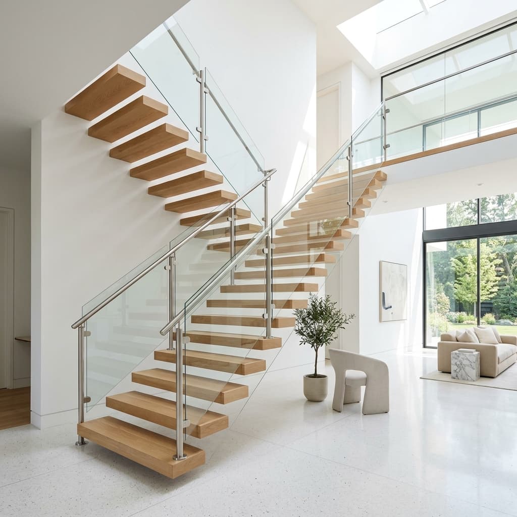 Premium Stainless Steel and Glass Railing Installation